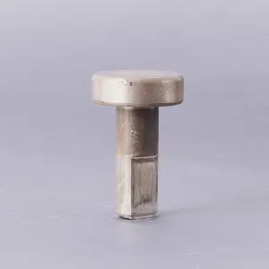Flange bolt Titanium with striations for irregular parts