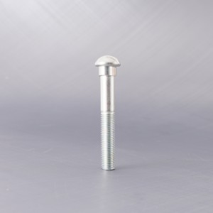 High Strength Round Oval Head Egg Neck Bolt Zinc Plated Oval Neck Track Bolts